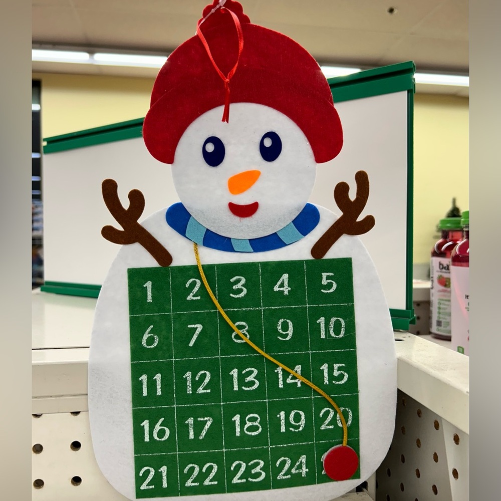 2/$10 Snowman’s Days to Christmas